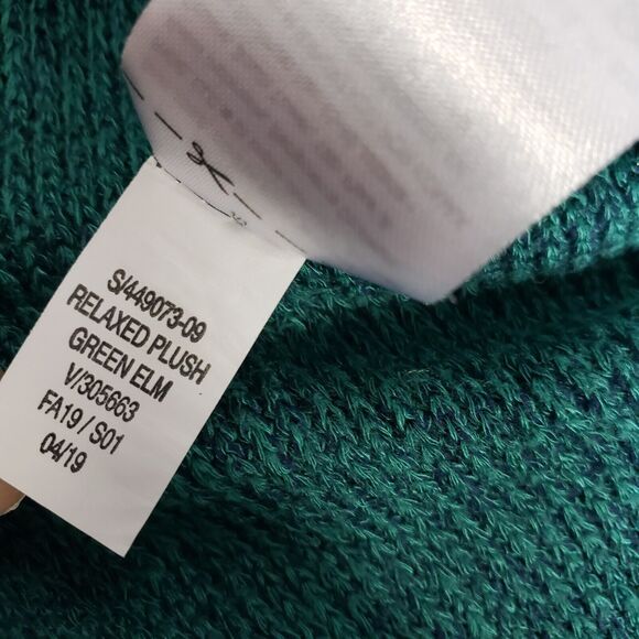 Old Navy Women Sweater Medium Relaxed Plush Boat Neck Pullover Green Elm Knit - Picture 8 of 8